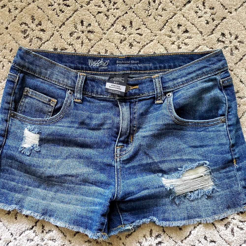 Denim shorts